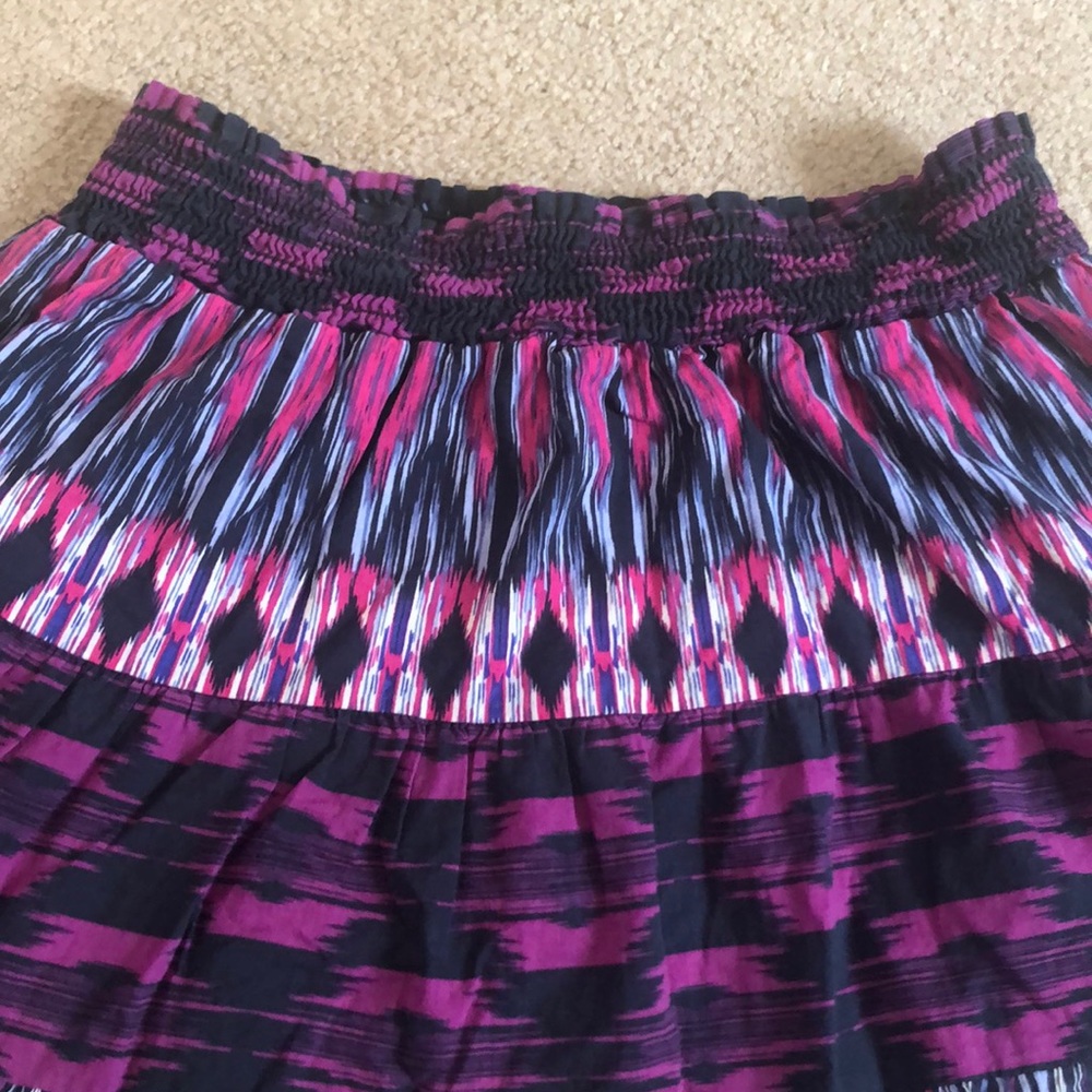 ⚡️ 2/$10: Pink & Black Tribal Print Skirt